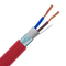 Câble rouge antiusure pour le matériel d'en cuivre de PVC du système d'alarme d'incendie 1mm2
