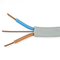 Câble plat calorifuge de fil électrique, fil plat résistant de 2 noyaux d'alcali