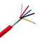 Câble rouge antiusure pour le matériel d'en cuivre de PVC du système d'alarme d'incendie 1mm2